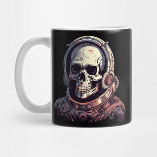 A  Skeleton In An Astronaut Helmet Mug